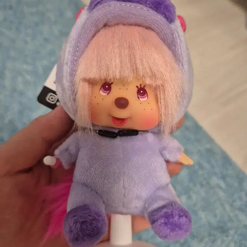 [BUNJANG] Monchhichi Sinaco SS Keychain Unicorn / 몬치치 시나코 SS 키체인 유니콘