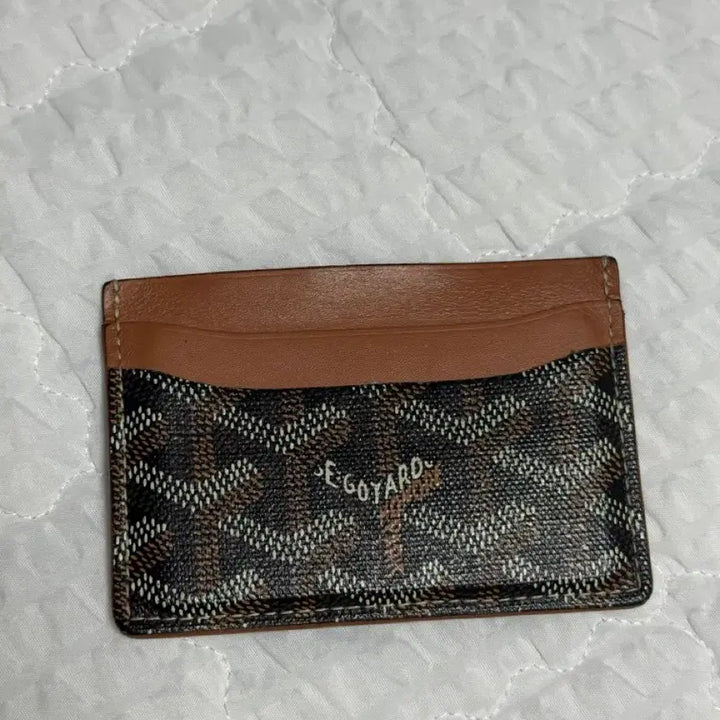 [BUNJANG] Goyard Saint-Pierre Black Tan Card Holder / 고야드 생쉴피스 블랙탄