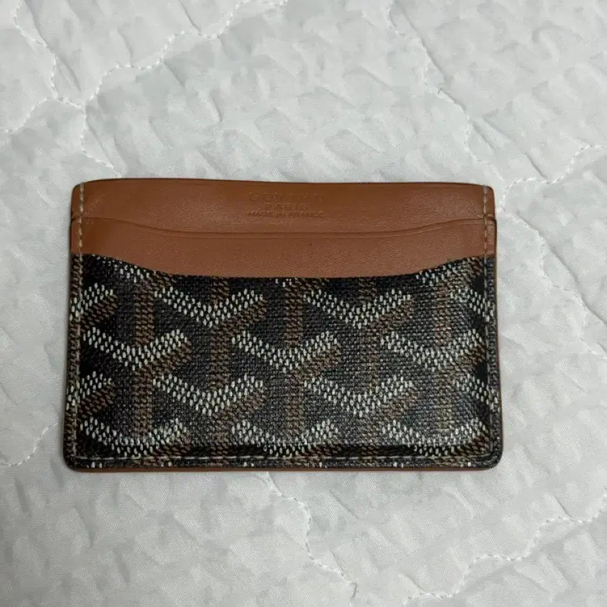 [BUNJANG] Goyard Saint-Pierre Black Tan Card Holder / 고야드 생쉴피스 블랙탄