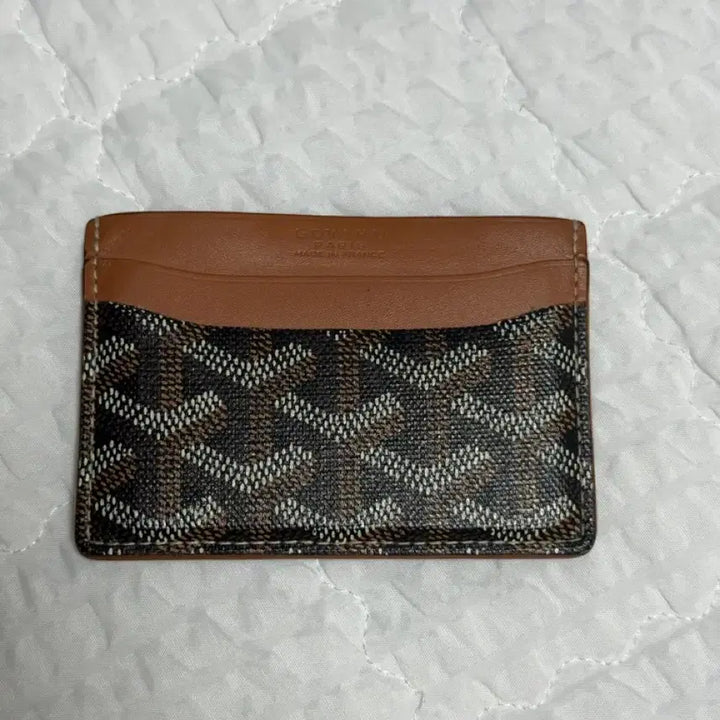 [BUNJANG] Goyard Saint-Pierre Black Tan Card Holder / 고야드 생쉴피스 블랙탄