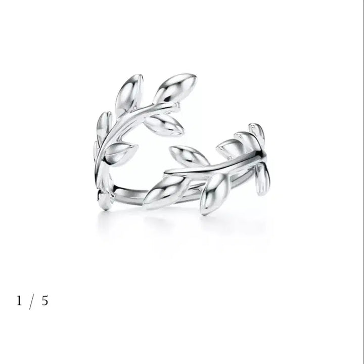[BUNJANG] Tiffany &amp; Co. Paloma Picasso Olive Leaf Bypass Ring / 티파니엔코 올리브 리프 바이패스 링 (새상품,선물용)