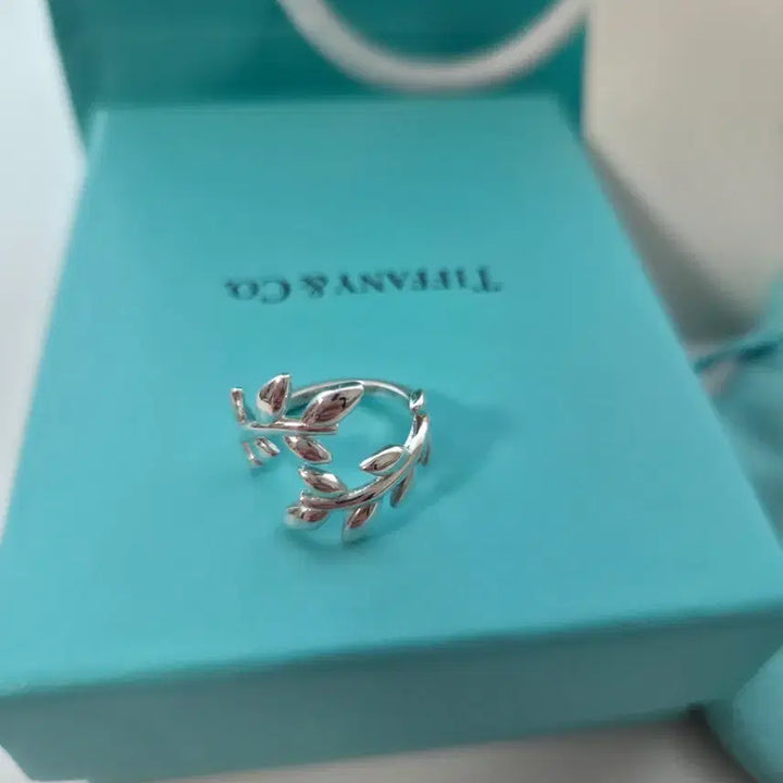 [BUNJANG] Tiffany &amp; Co. Paloma Picasso Olive Leaf Bypass Ring / 티파니엔코 올리브 리프 바이패스 링 (새상품,선물용)