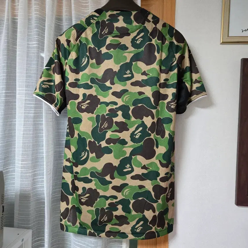 [BUNJANG] Adidas x Bape FB Jersey Crew Top Green (L) / (L)아디다스 x 베이프 FB 저지 탑 크루 그린