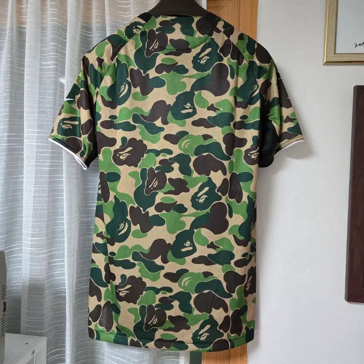 [BUNJANG] Adidas x Bape FB Jersey Crew Top Green (L) / (L)아디다스 x 베이프 FB 저지 탑 크루 그린