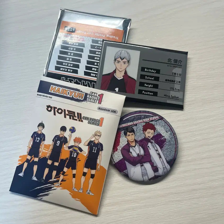 [SOLD OUT] 하이큐 프로필 뱃지 캔뱃지