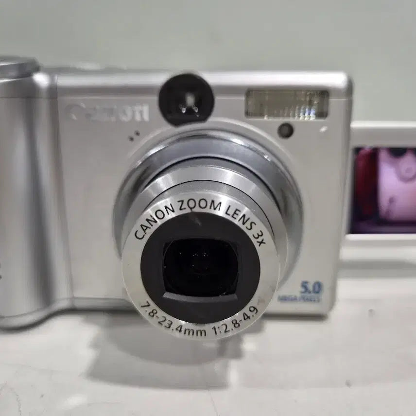 [BUNJANG] Canon PowerShot A95 Silver Digital Camera with Swivel LCD / 캐논 PowerShot A95 실버 (스위블 액정 - 셀카모드 가능)