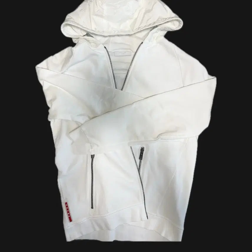 [BUNJANG] Prada Sport Nylon and Cotton Zip-Up Hoodie / 프라다 스포츠 후드집업