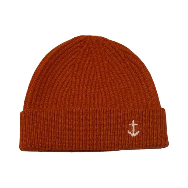 [BUNJANG] Ganni Anchor Floating Short Beanie (Orange) / 건지울른스 앵커 플로팅 숏 비니(orange)