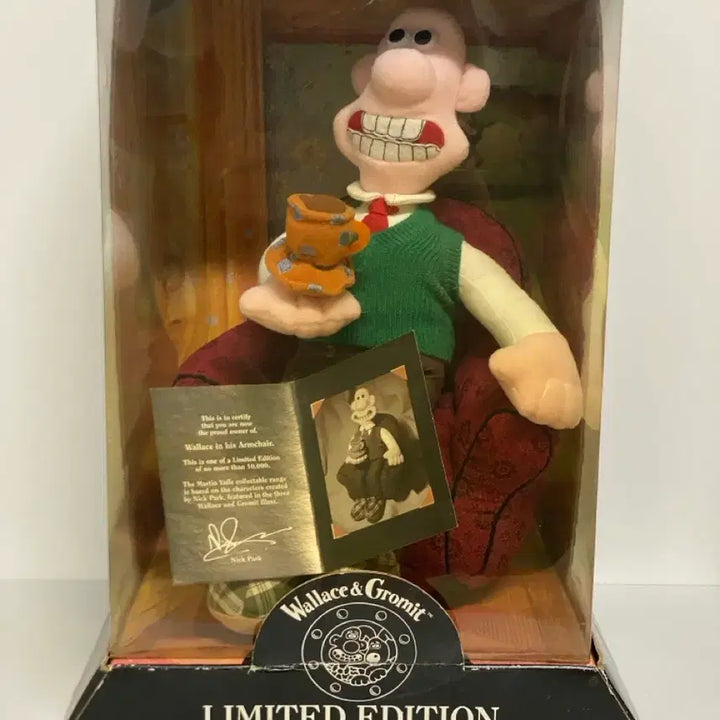 [BUNJANG] Wallace &amp; Gromit Sofa Plush Set / (택포)월레스와그로밋 소파월레스 인형