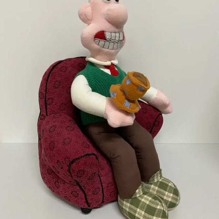 [BUNJANG] Wallace &amp; Gromit Sofa Plush Set / 월레스와그로밋 소파월레스 인형