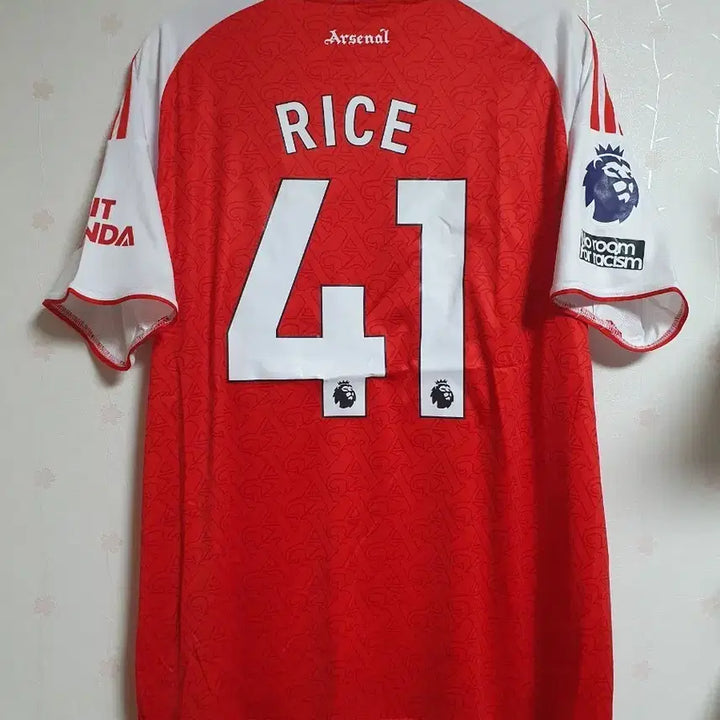 [BUNJANG] Arsenal 25/26 Rice Premier League Jersey XL / 아스날 25/26 라이스 프리미어리그 유니폼