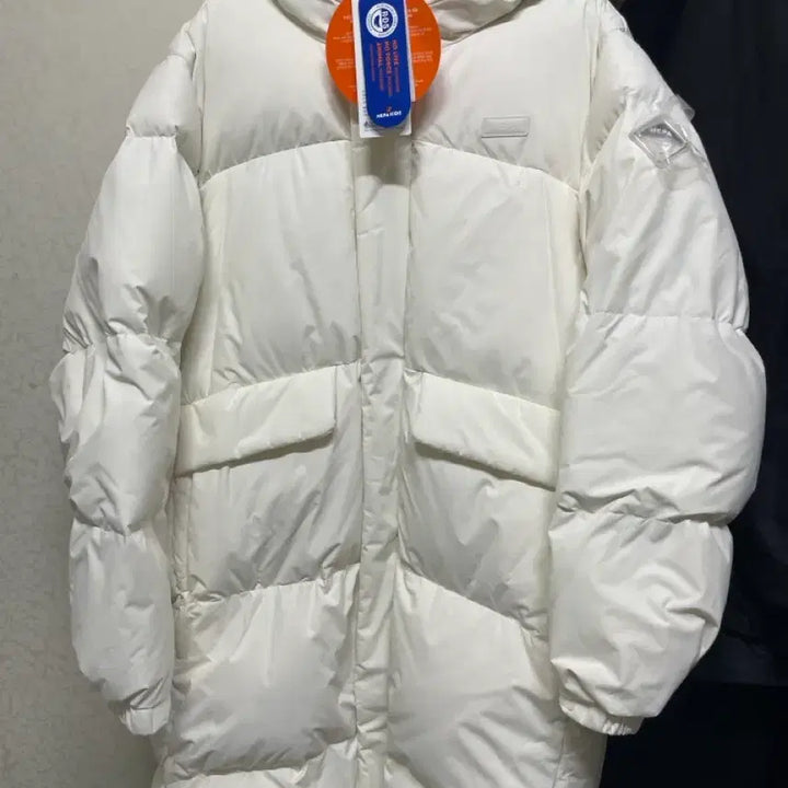 [BUNJANG] Nepa Kids Signature Long Duck Down Padding Jacket / 네파 키즈 시그니처 롱 덕다운 패딩(블랙, 아이보리, 그레이)
