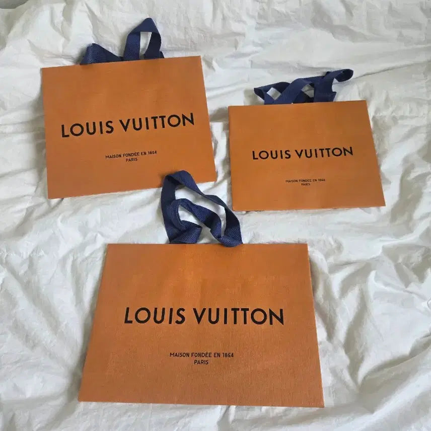 [BUNJANG] Louis Vuitton Shopping Bags Set of 3 / 루이비통 쇼핑백