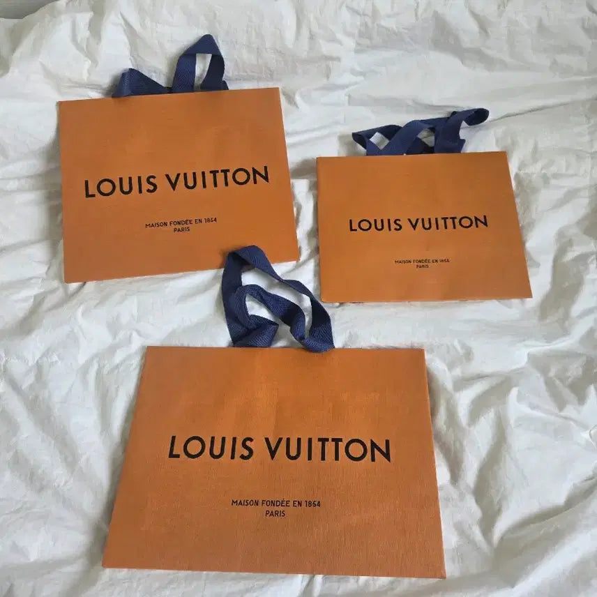 [BUNJANG] Louis Vuitton Shopping Bags Set of 3 / 루이비통 쇼핑백