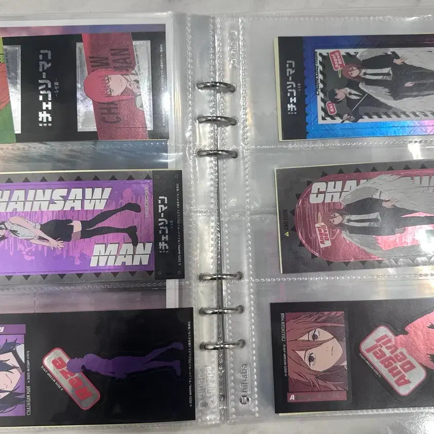 [BUNJANG] Chainsaw Man The Movie: Reze Arc Hologram Sticker Set (9 Types) / 체인소맨 레제편 홀로그램 스티커 9종 세트