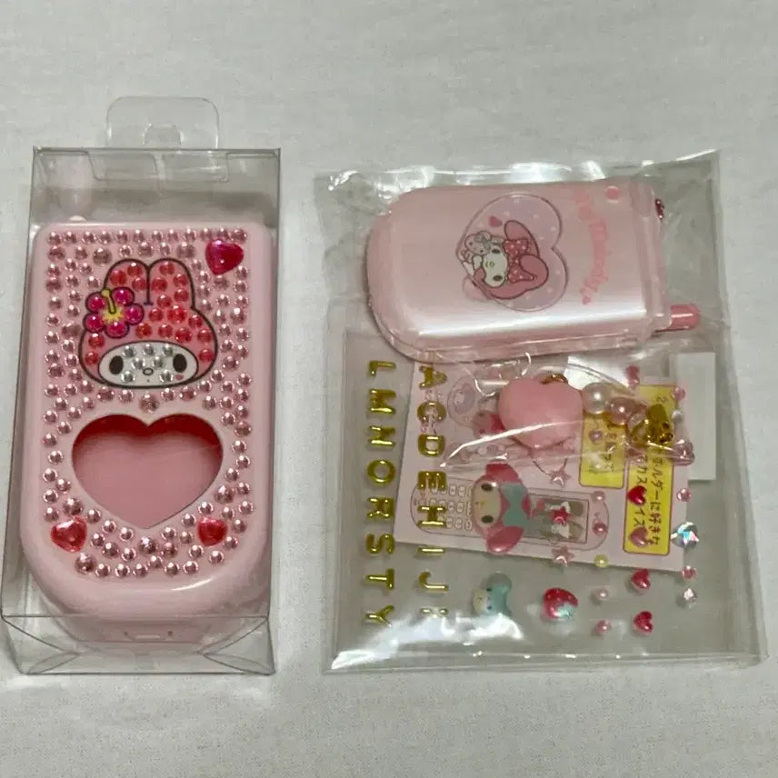[BUNJANG] My Melody Kogal Feature Phone Photoholder Handphone Case / 마이멜로디 코갸루 피쳐폰 폴더폰 포토홀더 산리오 헤이세이 핸드폰 케이스