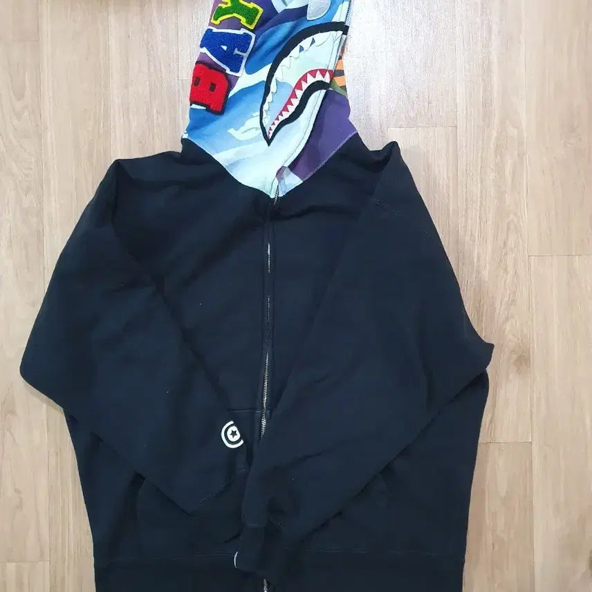 [BUNJANG] BAPE Shark Hoodie Zip-Up (M) / (m)베이프 bayc 샤크 후드집업
