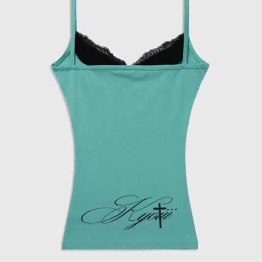 [BUNJANG] Kyoï Mint Lace Camisole / 쿄이 민트 레이스 나시