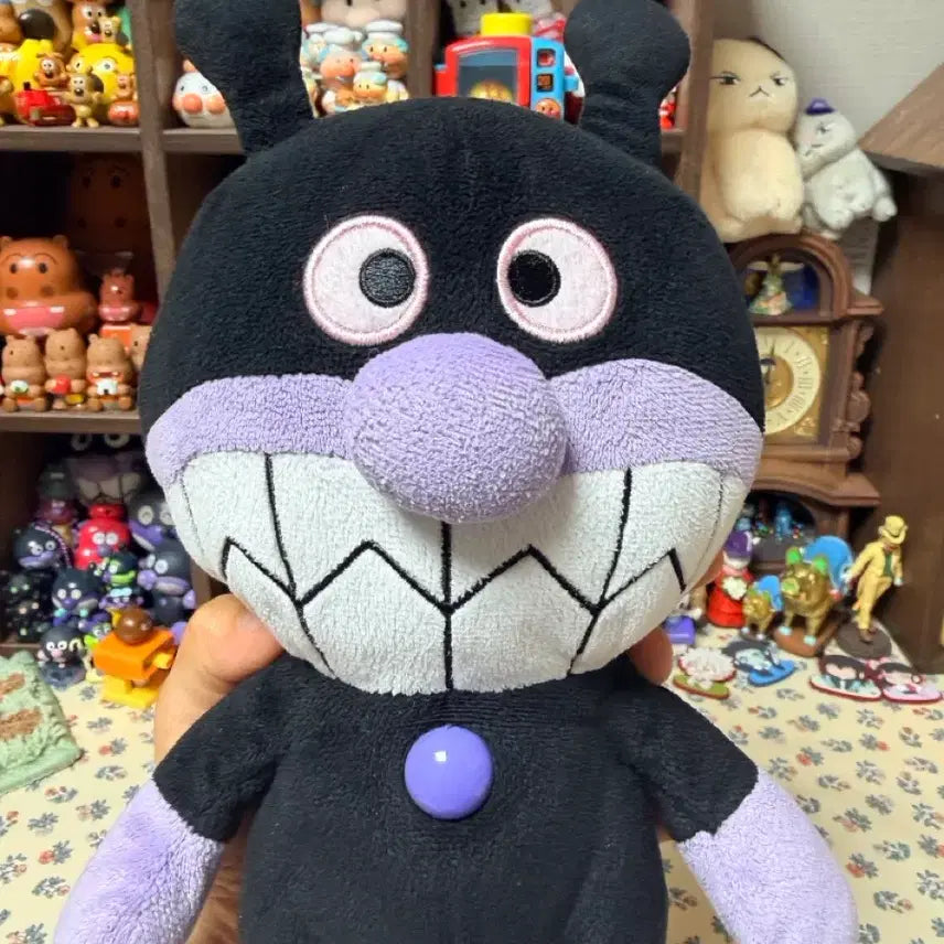[BUNJANG] Anpanman Baikinman Large Plush Doll (Approx. 30cm) / 호빵맨 세균맨 인형