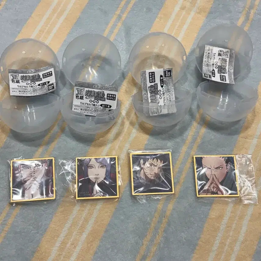 [BUNJANG] Naruto Shippuden Mini Shikishi Art Board Set 4 / 나루토 질풍전 미니 색지 4탄