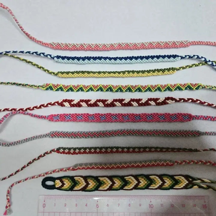 [BUNJANG] Friendship Wish Bracelet Set / 소원팔찌 우정팔찌 실팔찌 미산가팔찌 No2