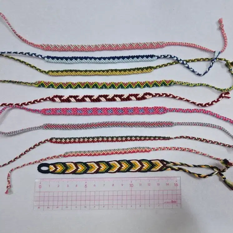 [BUNJANG] Friendship Wish Bracelet Set / 소원팔찌 우정팔찌 실팔찌 미산가팔찌 No2
