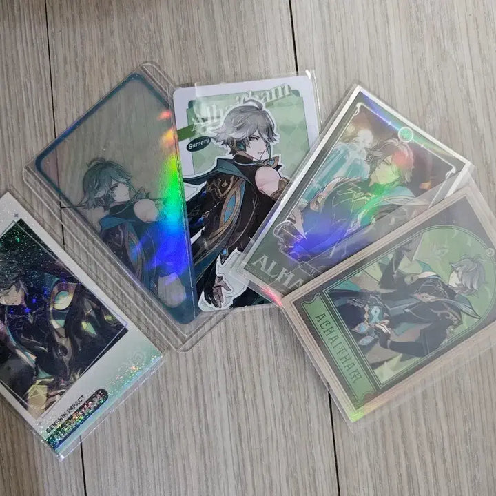 [BUNJANG] Alhaitham 2024-2025 Fortune Transparent Photocard Set / 알하이탐  2024 2025 점괘 투명포카 메가커피 포카 출력포카