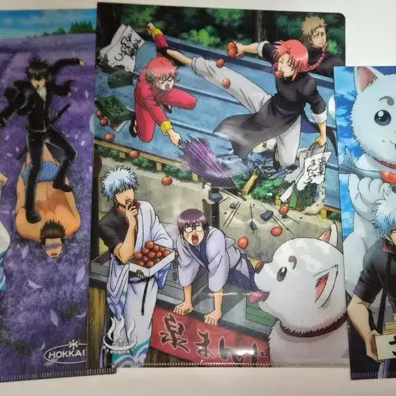[BUNJANG] Gintama Clear File Set (7 Pieces) / 은혼 클리어파일 굿즈 7개 세트