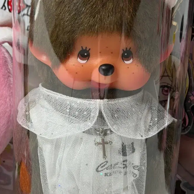 [BUNJANG] KIDSLAND Cat Street Classic Monchhichi Doll / 키디랜드 캣스트리트 고양이 몬치치 고전 택O