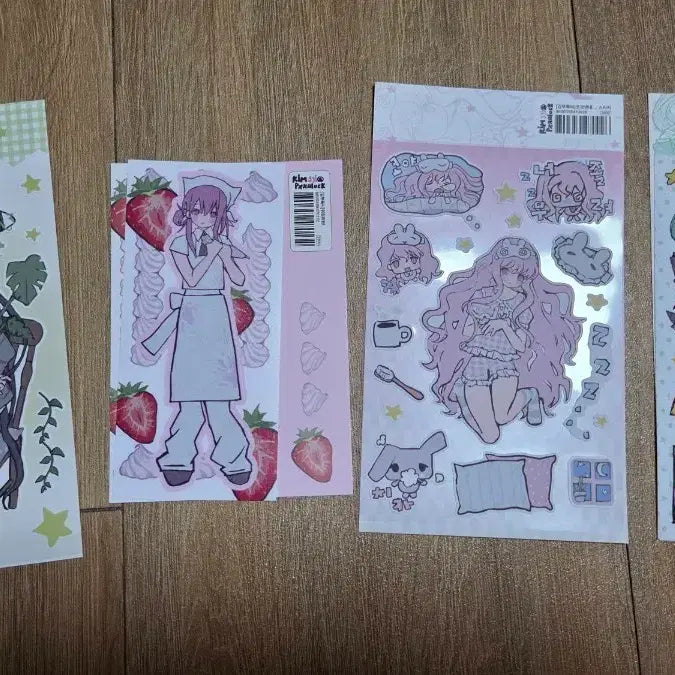 [BUNJANG] KimbuRok, Porang, Domiworld Character Stickers / 다꾸 스티커, 인물 스티커 판매합니다(김부록, 포랑, 도미월드)