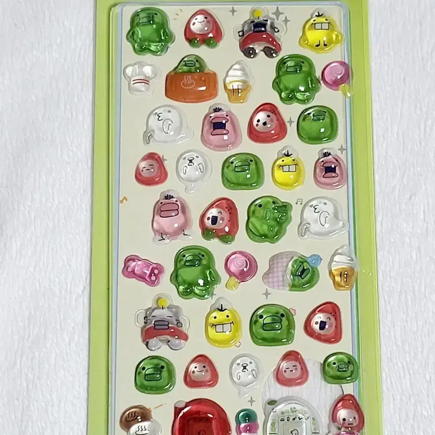 [BUNJANG] Tamagotchi Bonbon Drop 3D Holographic Stickers / 다마고치 봉봉드롭 3D입체스티커 다꾸 일본 주댕치 구치파치