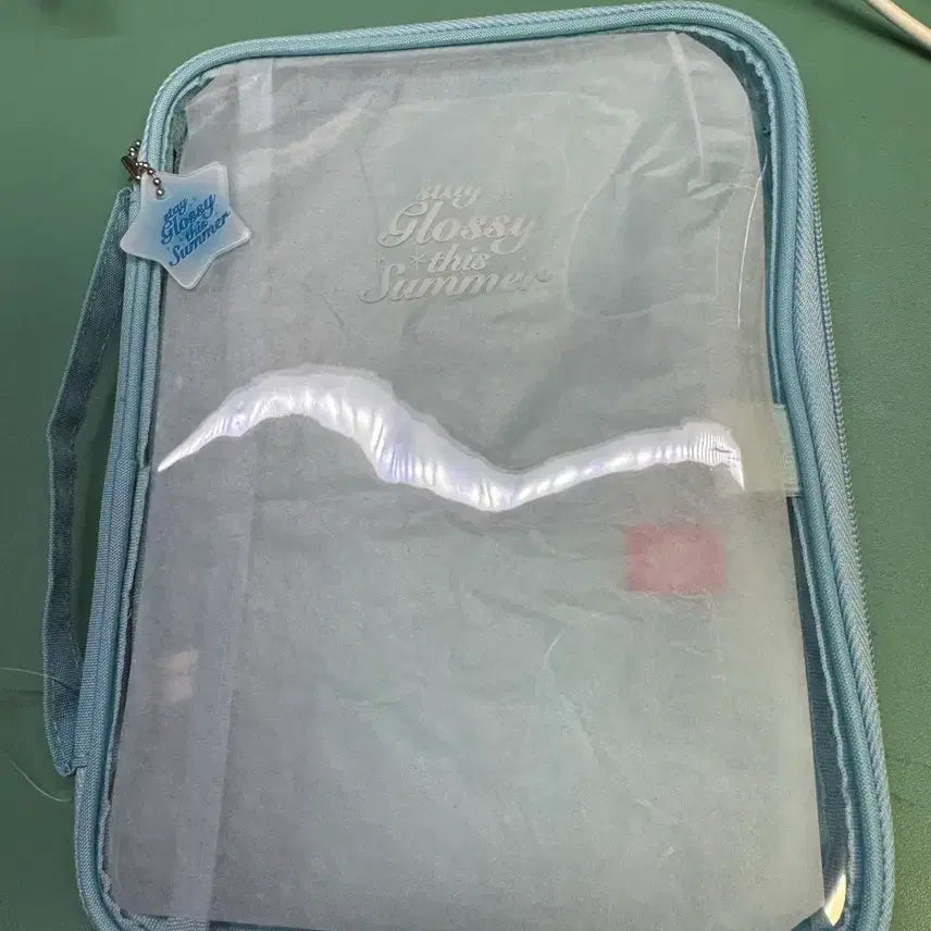 [BUNJANG] Daiso Summer Glossy Transparent Multi Pouch / 다이소 썸머글로시 투명멀티파우치 (재고 2개)