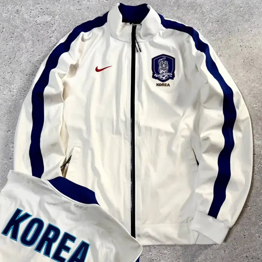 [BUNJANG] Nike South Korea National Team Vintage Training Windbreaker Jacket Track Top / 대장 나이키 대한민국 국대 트레이닝 바람막이 자켓 빈티지 트랙탑
