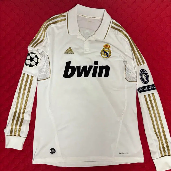 [BUNJANG] Real Madrid 2011-12 Home Long Sleeve Cristiano Ronaldo Replica Jersey / 레알 마드리드 11-12 홈 긴팔 호날두 레플