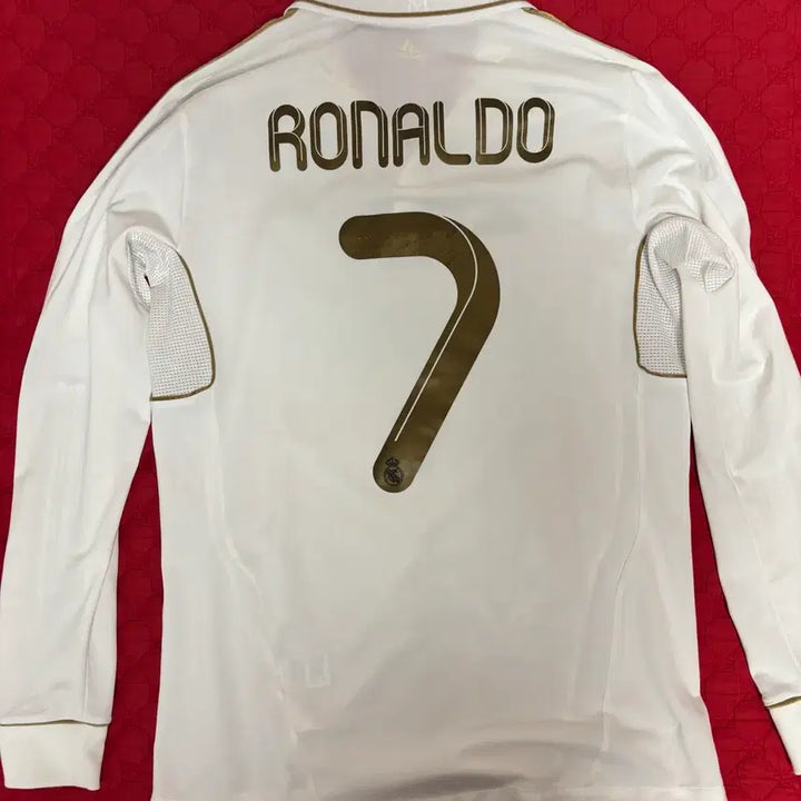 [BUNJANG] Real Madrid 2011-12 Home Long Sleeve Cristiano Ronaldo Replica Jersey / 레알 마드리드 11-12 홈 긴팔 호날두 레플