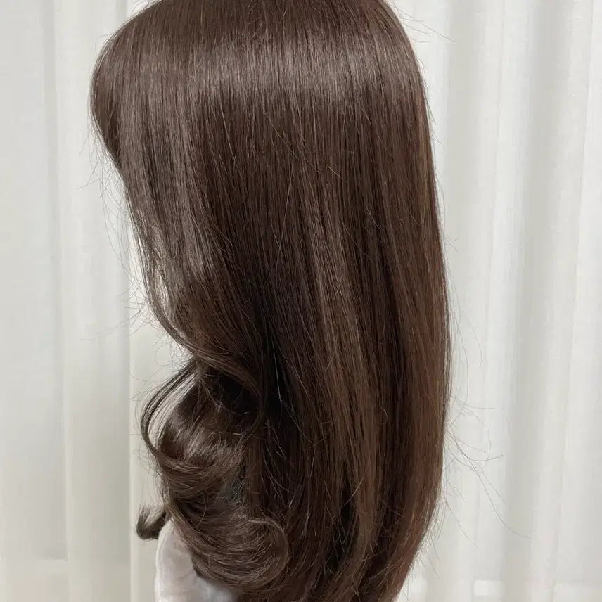 [BUNJANG] Mixed Human Hair Wig - Brown M / 긴머리 인모혼합 통가발 브라운 M / 박승철,하이모,힐링햇,핑크에이지