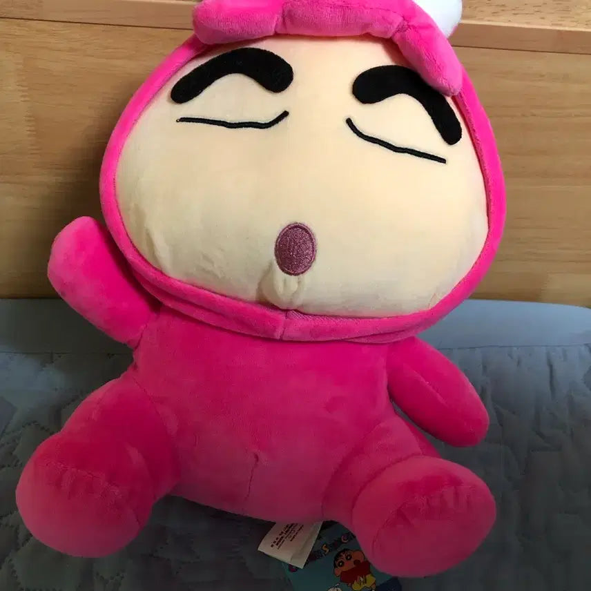 [BUNJANG] Crayon Shin-chan Pink Wani-yama Plush Toy / (새상품)짱구 핑크 와니야마 인형