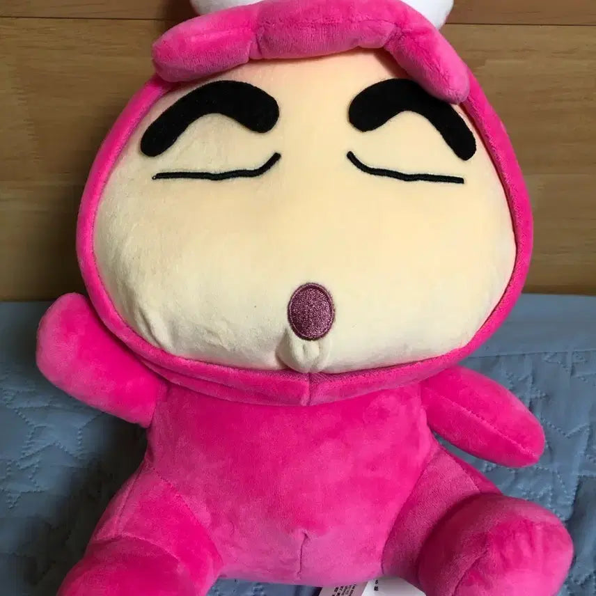 [BUNJANG] Crayon Shin-chan Pink Wani-yama Plush Toy / (새상품)짱구 핑크 와니야마 인형