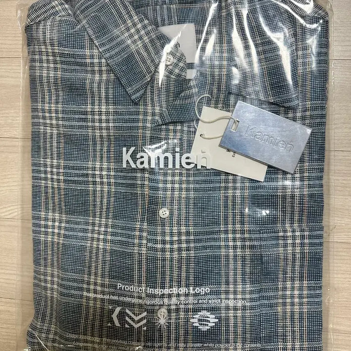 [BUNJANG] Camien Belarus Linen Check Shirt Size 3 / 카미엔 벨라루스 린넨 체크 셔츠