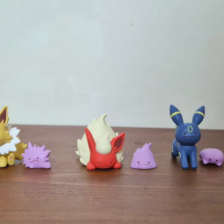 [BUNJANG] Pokemon Metamon Eevee Evolution 5 Types Figure Set / 포켓몬 변신 메타몽 이브이 진화형 5종