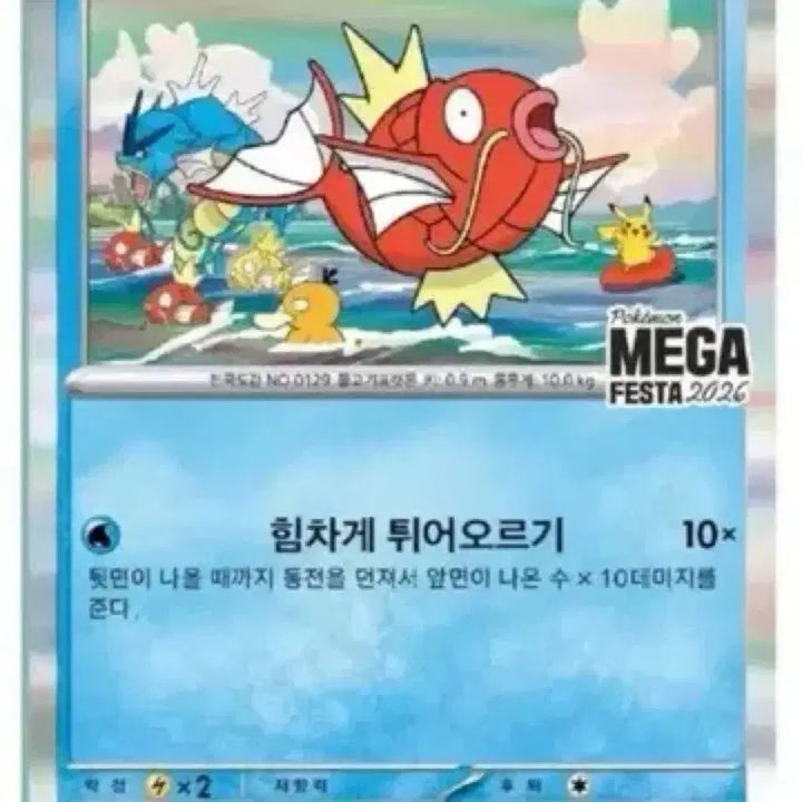 [BUNJANG] Pokemon Magikarp Promo Card (Sealed) / 메가페스타 잉어킹 프로모 구매합니다 (미개봉)