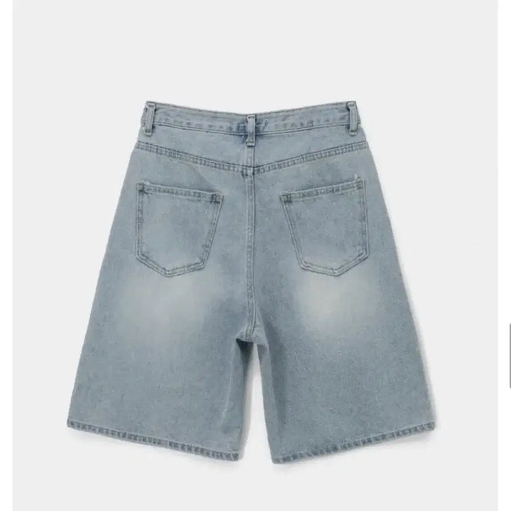 [BUNJANG] Black Up Ronmax Bermuda Denim Pants Light Blue S Size / 블랙업 론맥스 버뮤다 데님팬츠 연청 s사이즈