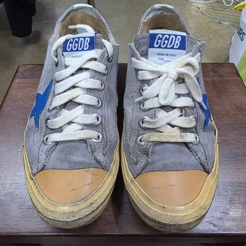 [BUNJANG] Golden Goose V-Star 2 Sneakers Gray / [37]골든구스 브이스타2 스니커즈