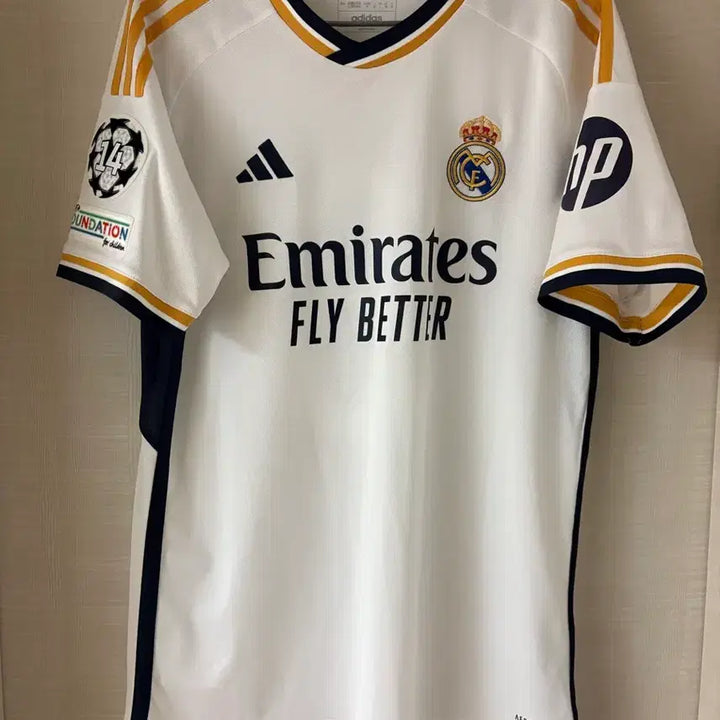 [BUNJANG] 23-24 Real Madrid Home Toni Kroos Authentic Jersey / 23-24 레알마드리드 홈 토니 크로스 유니폼 정품