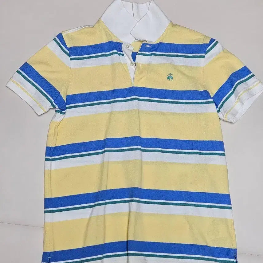 [BUNJANG] Brooks Brothers Stripe Short Sleeve Polo Shirt Slim Fit L / 브룩스브라더스 스트라이프 반팔 카라티 slim fit L
