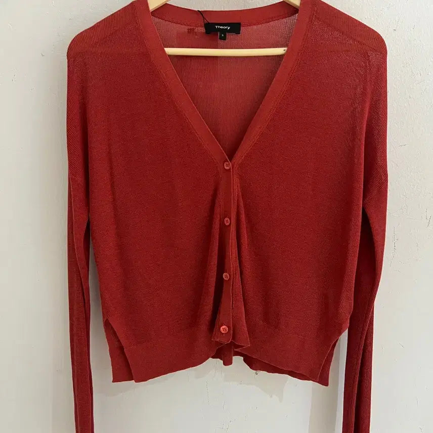 [BUNJANG] Theory Tricot Cotton Blend Summer Cardigan / 띠어리 여름 가디건
