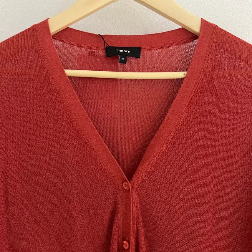 [BUNJANG] Theory Tricot Cotton Blend Summer Cardigan / 띠어리 여름 가디건