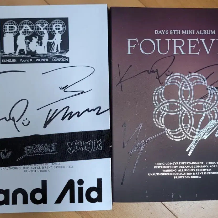 [BUNJANG] DAY6 Signed Album Bundle Set / 데이식스 DAY6 사인앨범 싸인 비ㅁ품 일괄