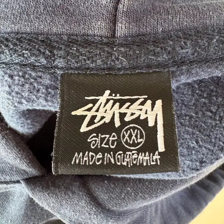 [BUNJANG] Stussy Hooded Sweatshirt Navy 2XL / 스투시 후드티 (네이비, 2XL)