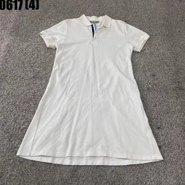 [BUNJANG] Beanpole Collar Short Sleeve Dress White Size 95 / 빈폴 카라 반팔 원피스 95 0617